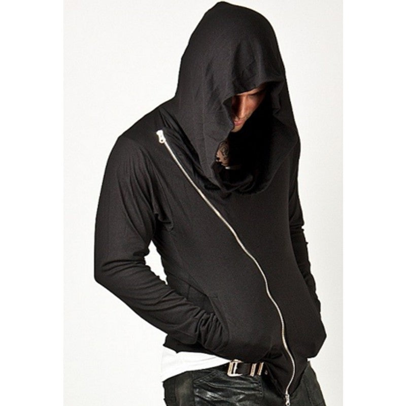 Side Zipper Design Hoodie