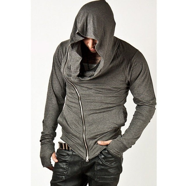 Side Zipper Design Hoodie