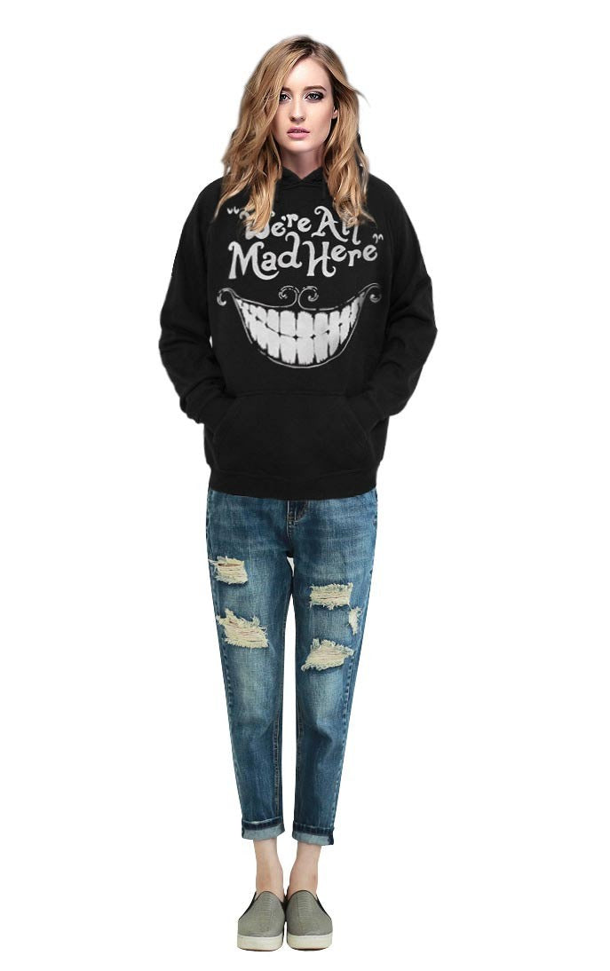 Cheshire Cat Smile Face Hoodie